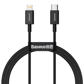 Baseus Superior Series CATLYS-C01 Type-C To Lightning Cable 20W Fast Charging 2m - Black