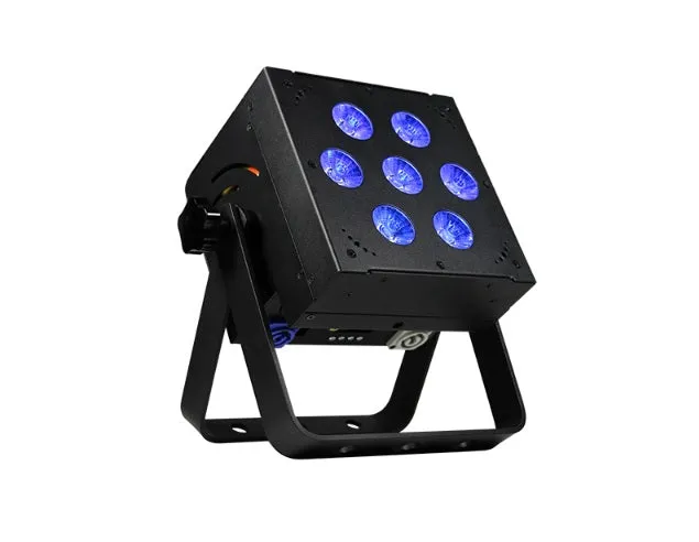 Blizzard Lighting SkyBox W-DMX 7x15W 6-In-1 RGBAW UV LEDs Par Fixture with Rechargeable Battery & Wireless W-DMX
