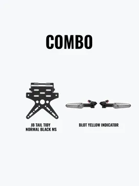 Blot Yellow Indicator   JB Tail Tidy Normal Black Mild Steel