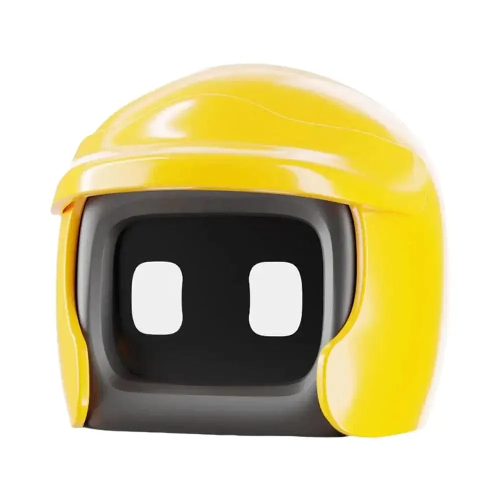 Car Partner Cute Helmet Robot - Smart Car Toy Decoration, Home & Office Desktop Ornament, Interior Accessorie