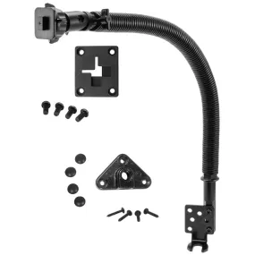 Car Seat Rail or Floor Mount with 15" Gooseneck for Sirius XM Satellite Radio