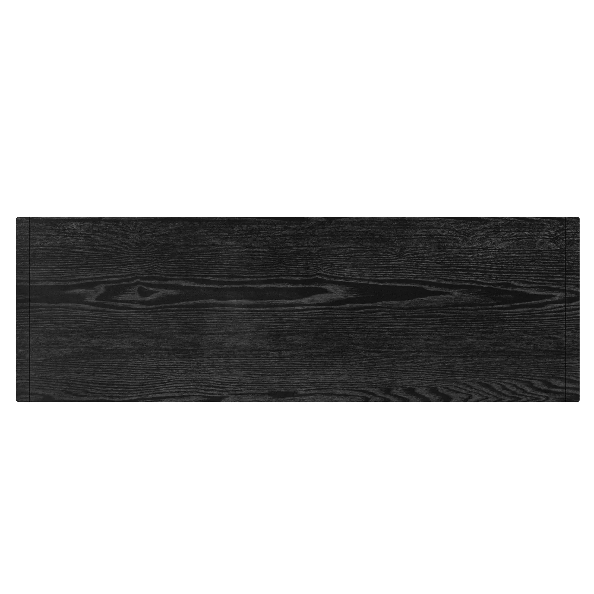 Cina Storage Cabinet with Tempered Glass - Black