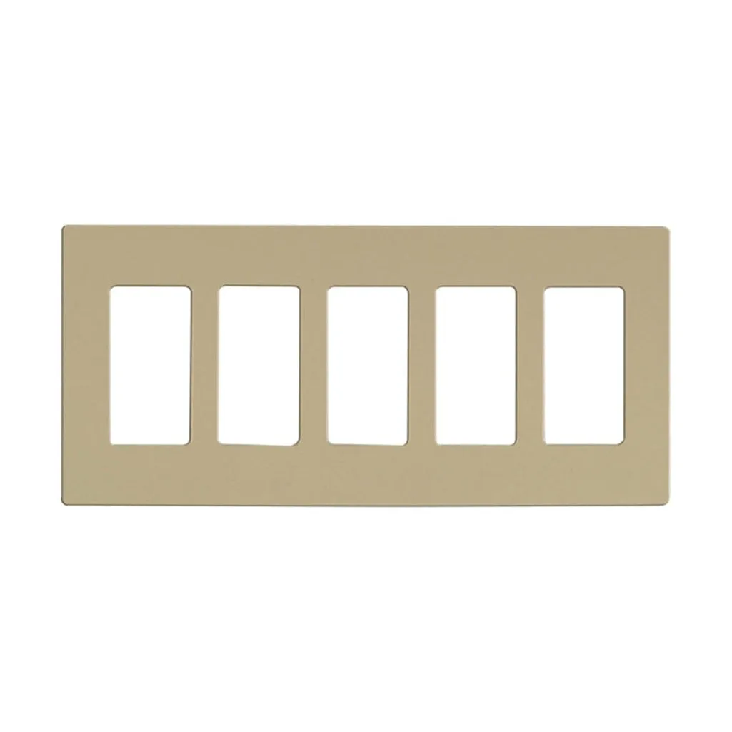 CLARO 5 GANG WALLPLATE IV