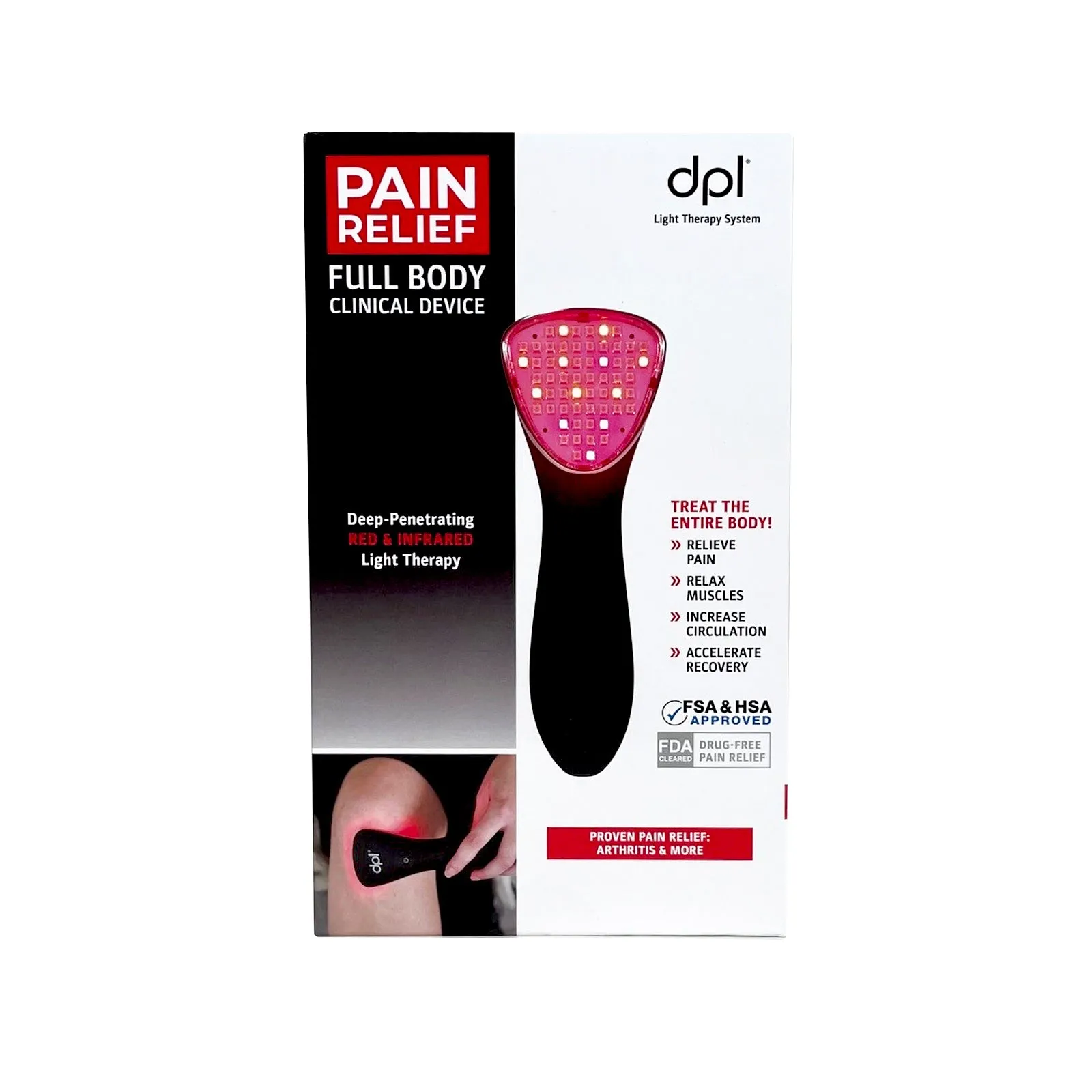 Clinical LED Light Therapy, Pain Relief by dpl Light Therapy