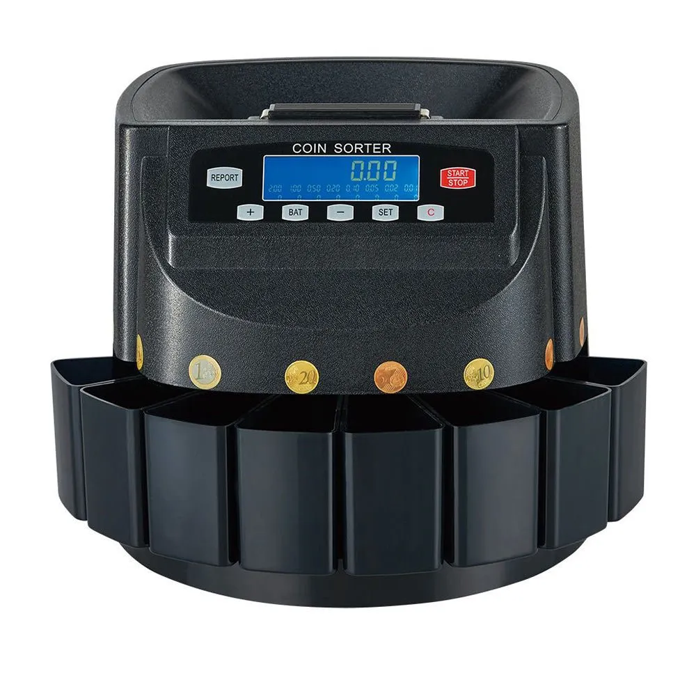 CRONY CN-550 Coin counting machine LCD screen coin sorting machine Export coin counting machine Banknote Verifiers Money Counter