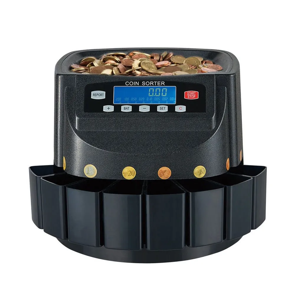CRONY CN-550 Coin counting machine LCD screen coin sorting machine Export coin counting machine Banknote Verifiers Money Counter