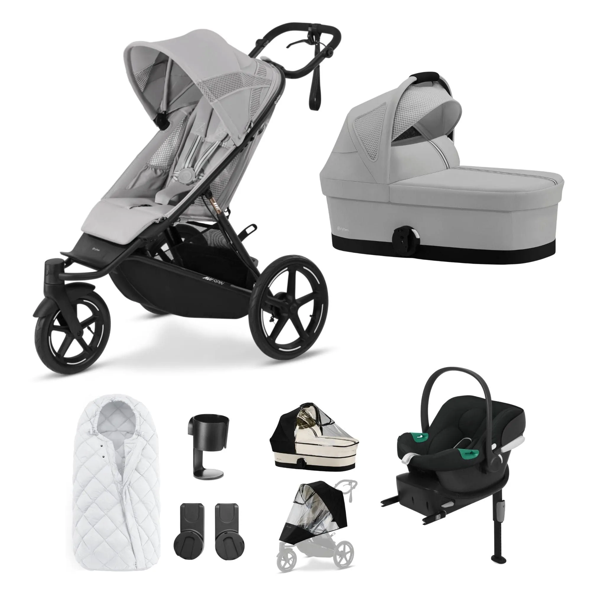 Cybex Avi Spin Comfort Kit - Fog Grey