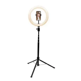 Cygnett V-Pro 10" Selfie Ring Light With Tripod And Bluetooth Remote