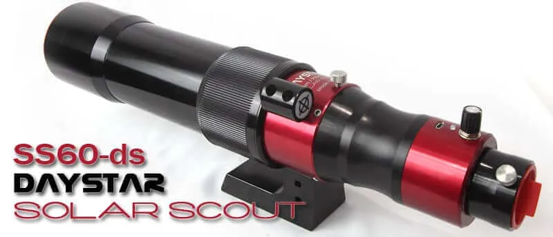 DayStar Filters Scout 60mm DS Chromosphere Solar Telescope (OTA Only)