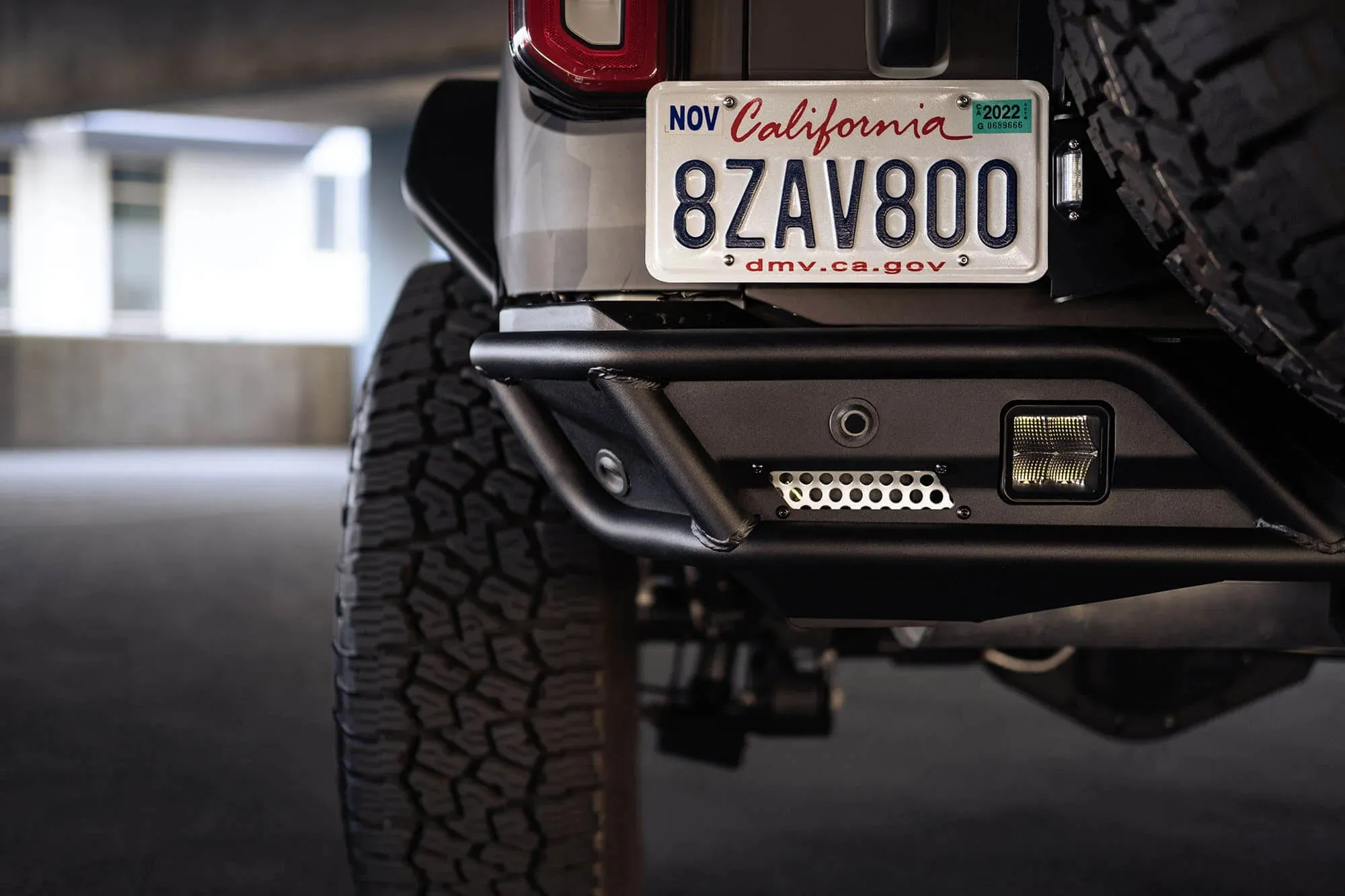 DV8 Rear License Plate Relocation Bracket - 2021  Ford Bronco -  LPBR-03