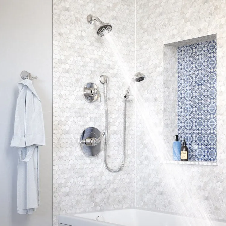 Elm Two Handle Five-Function Shower Trim with Three-Function Handshower without Valves