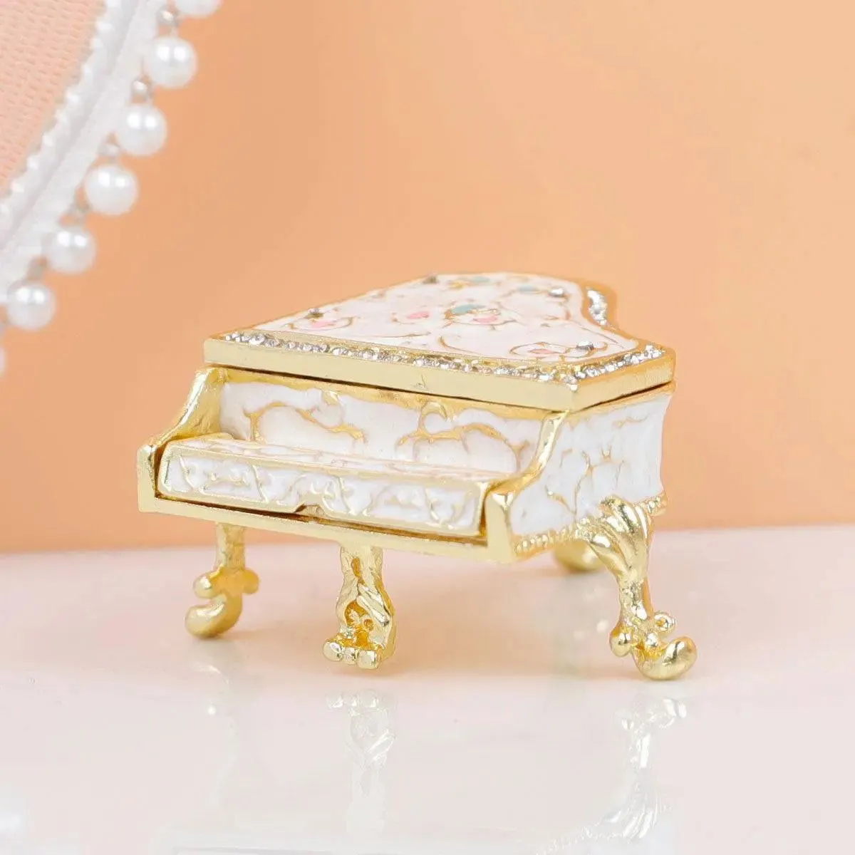 Enchanted Melody Piano Jewelry Box