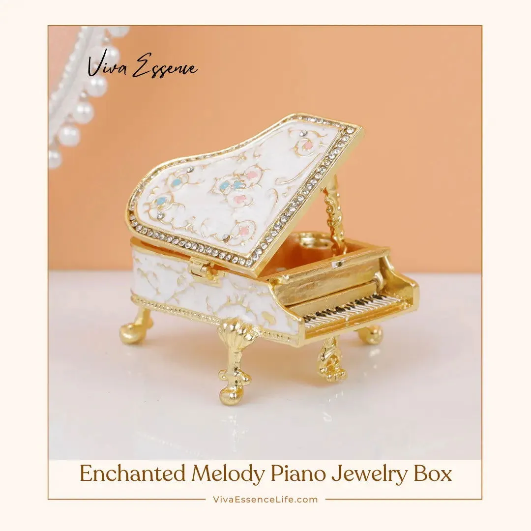 Enchanted Melody Piano Jewelry Box