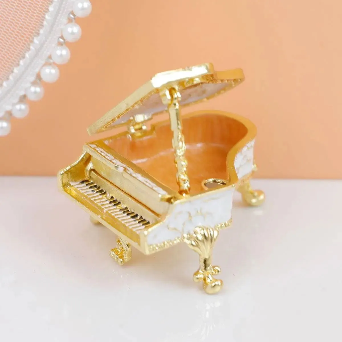 Enchanted Melody Piano Jewelry Box