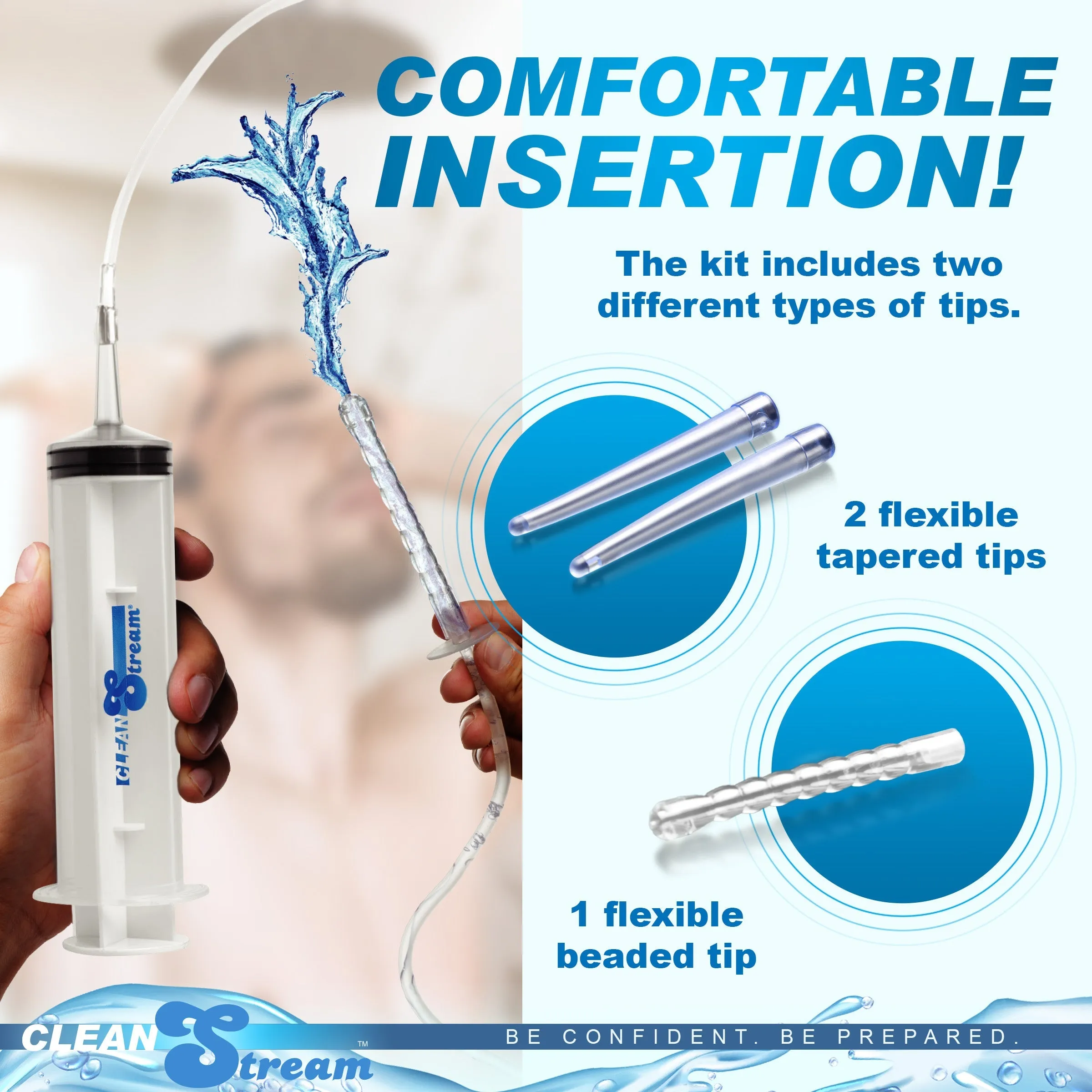 Enema Syringe with Attachments