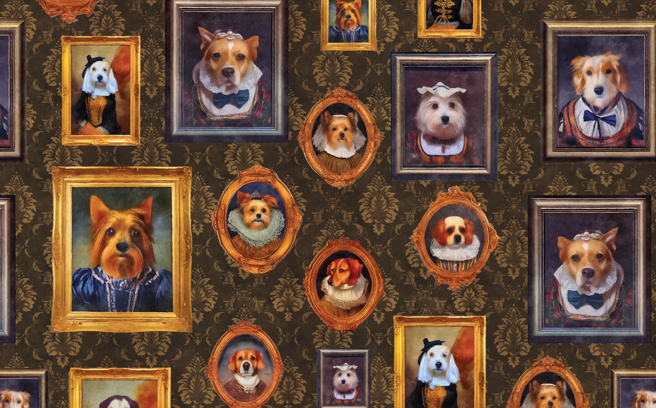 Fancy Dog Gallery | 18" Vinyl Roll
