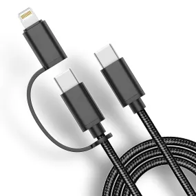 Fast-Charging Cable - Lightning & USB-C