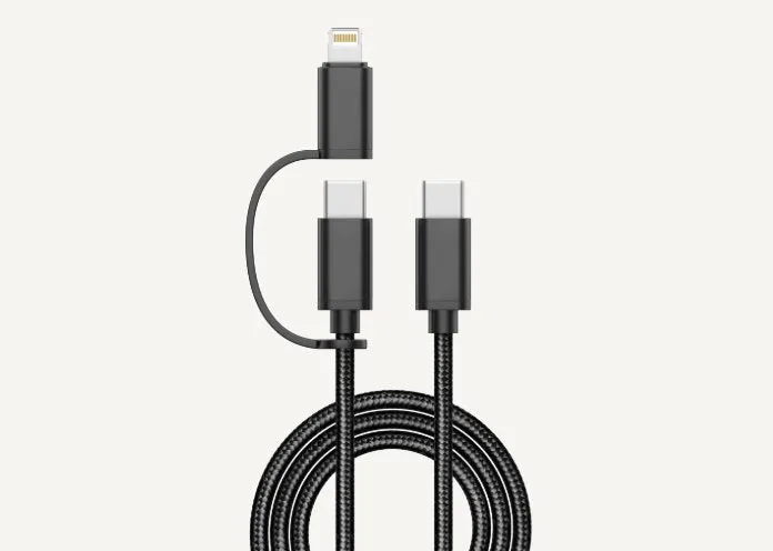 Fast-Charging Cable - Lightning & USB-C