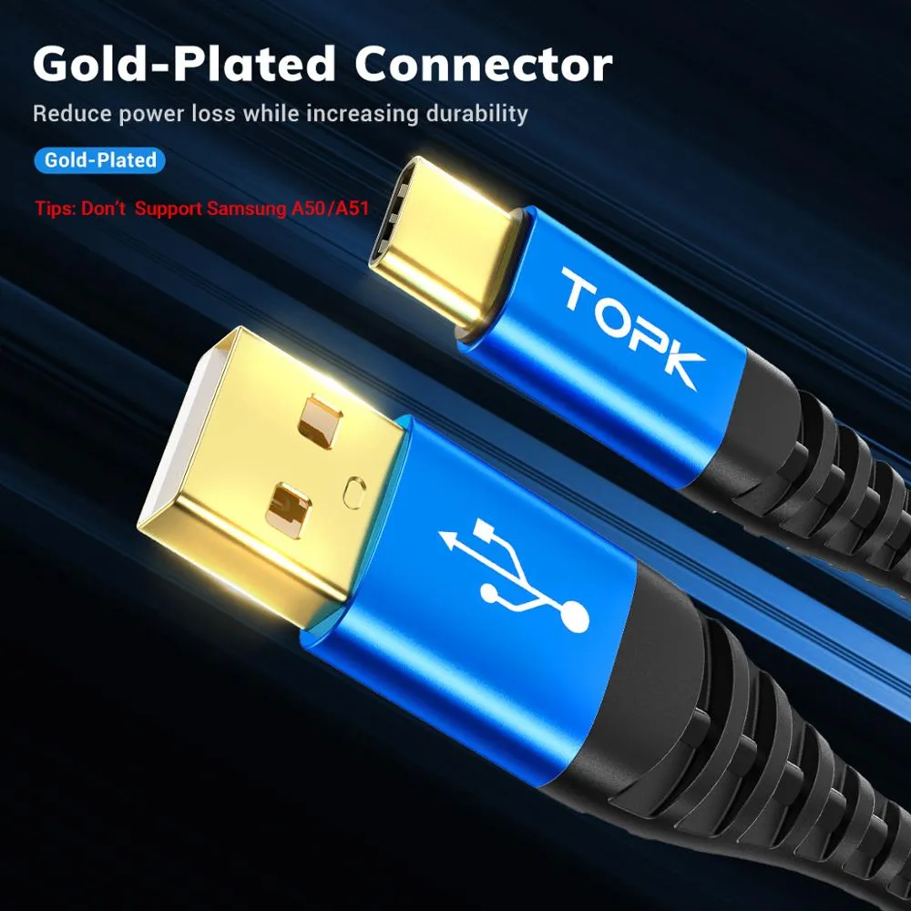Fast Charging Micro USB & Type C Cable