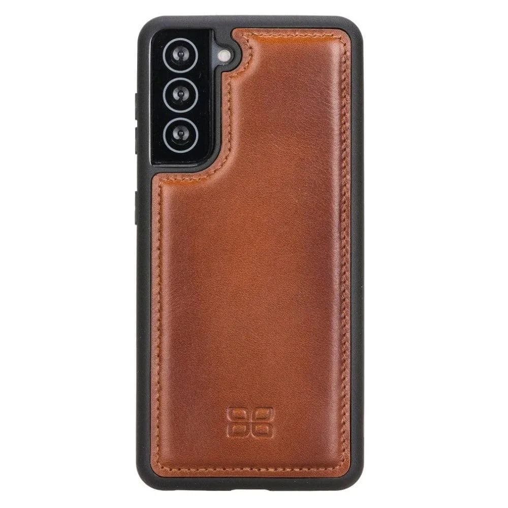 Flex Cover Back Leather Cases for Samsung Galaxy S21 Series