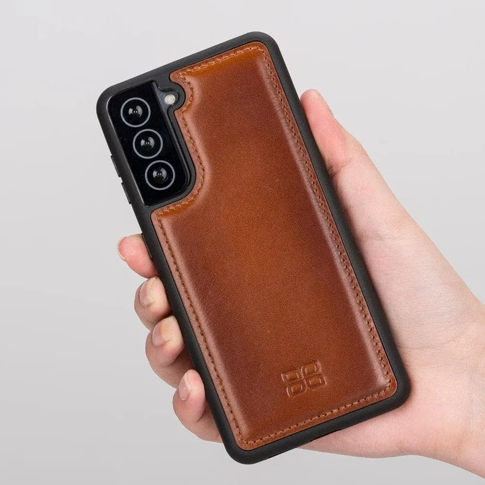 Flex Cover Back Leather Cases for Samsung Galaxy S21 Series