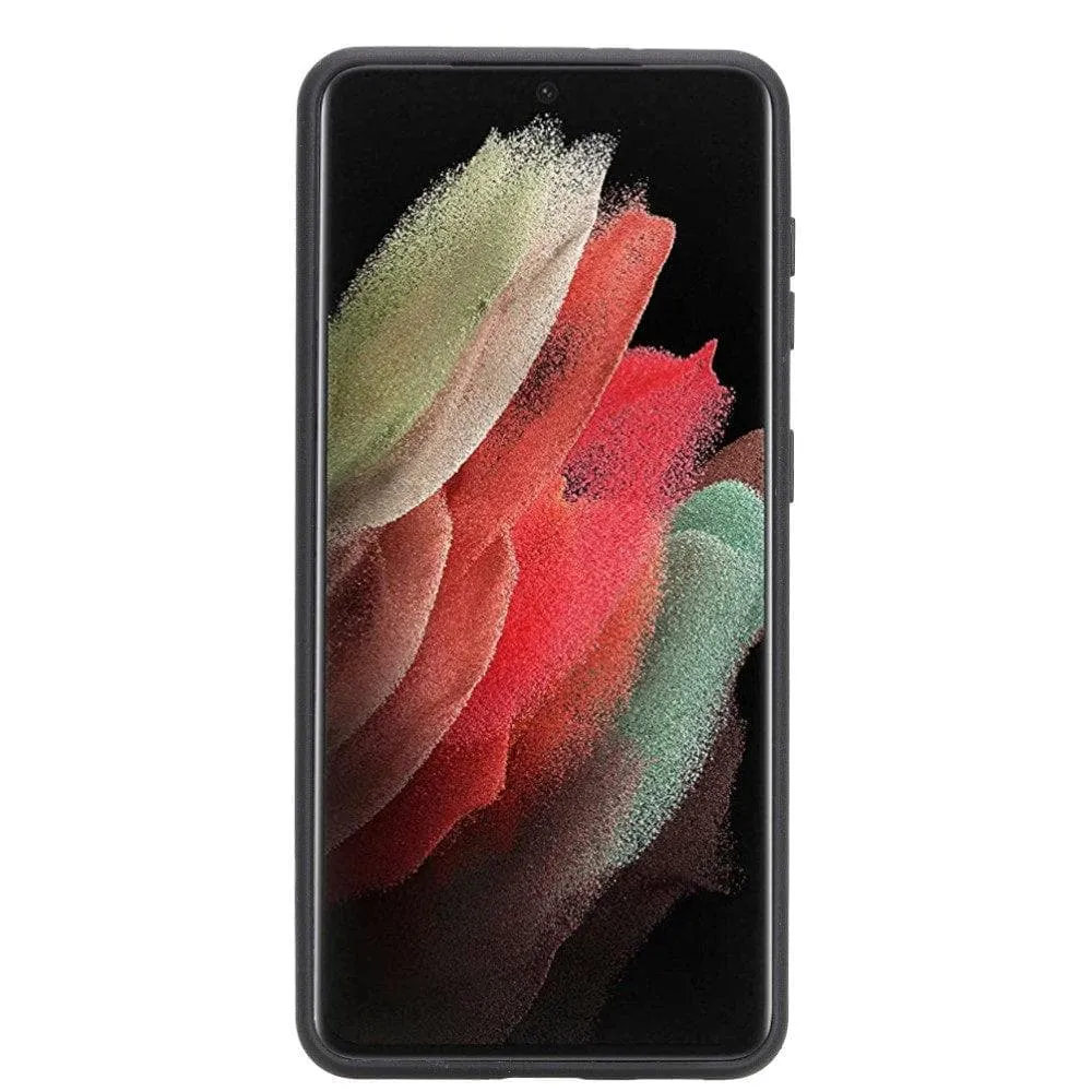 Flex Cover Back Leather Cases for Samsung Galaxy S21 Series