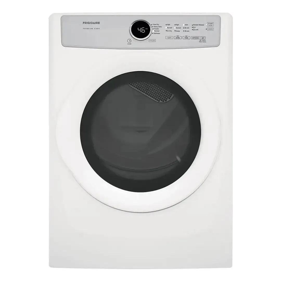 Frigidaire Residential Electric Dryer White 8 Cu. Ft.
