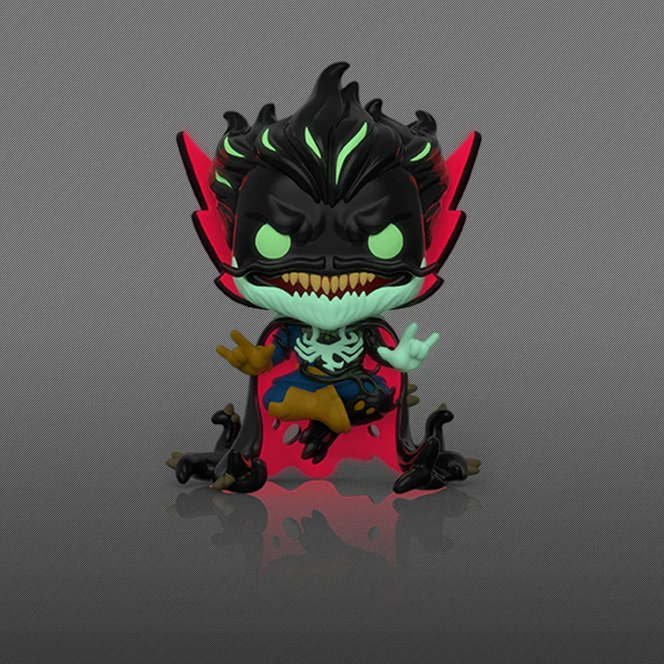 Funko Pop! Marvel: Maximum Venom - Dr. Strange, Glow in The Dark, Amazon Exclusive