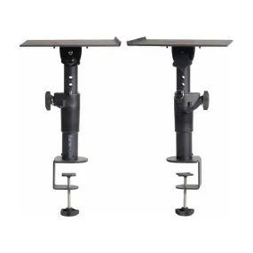 Gator Frameworks GFWSPKSTMNDSKCMP Clamp-On Studio Monitor Stand