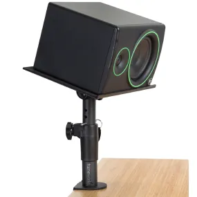 Gator GFWSPKSTMNDSKCM Desk-Clamp Studio Monitor Stand - Adjustable Height