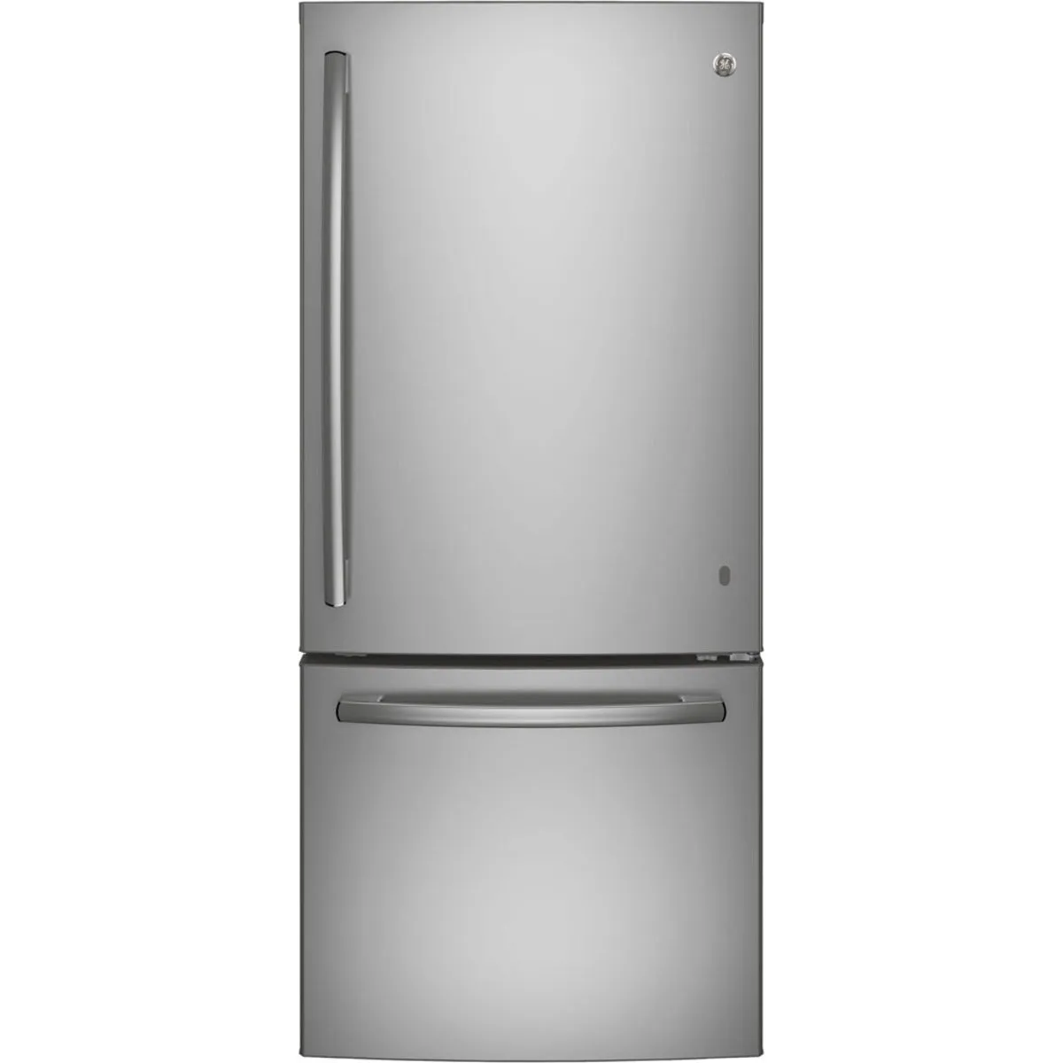 GBE21AYRKFS - REFRIGERATORS - GE - Bottom Freezer - Stainless Steel - Open Box