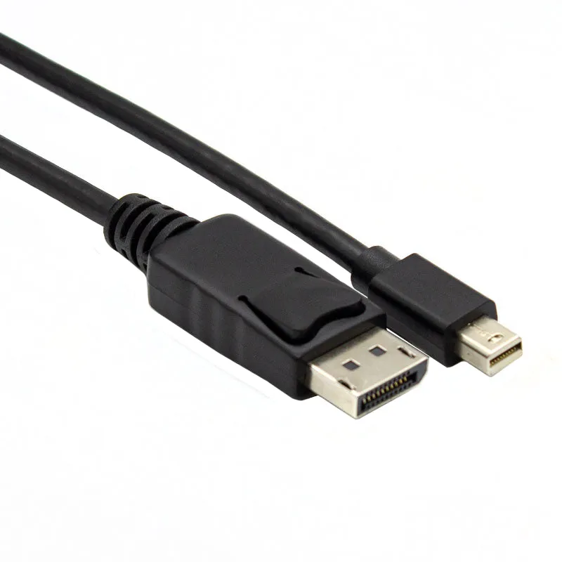 Gizzu Mini Dp To Dp 4K 30Hz|4K 60Hz 3M (Thunderbolt 2 Compatible) Cable - Black