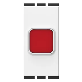 GM Indicator With Neon Bulb Holder Glossy White AC 1 026