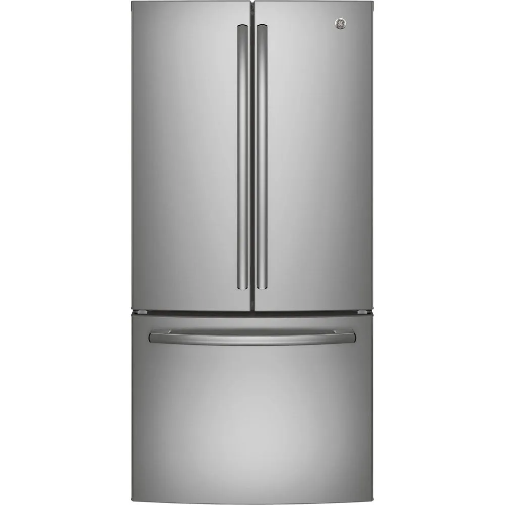 GNE25DYRKFS - REFRIGERATORS - GE - French 3-Door - Stainless Steel - Open Box