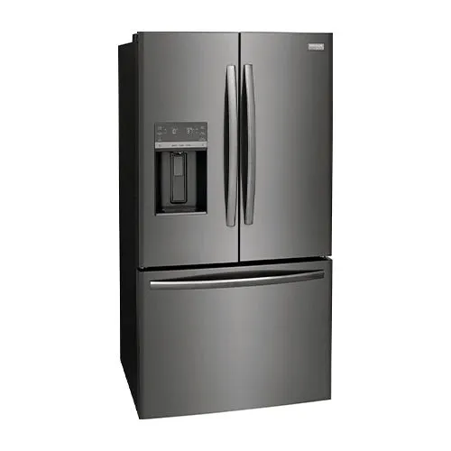 GRFS2853AD - REFRIGERATORS - Frigidaire - French 3-Door - Black Stainless - New
