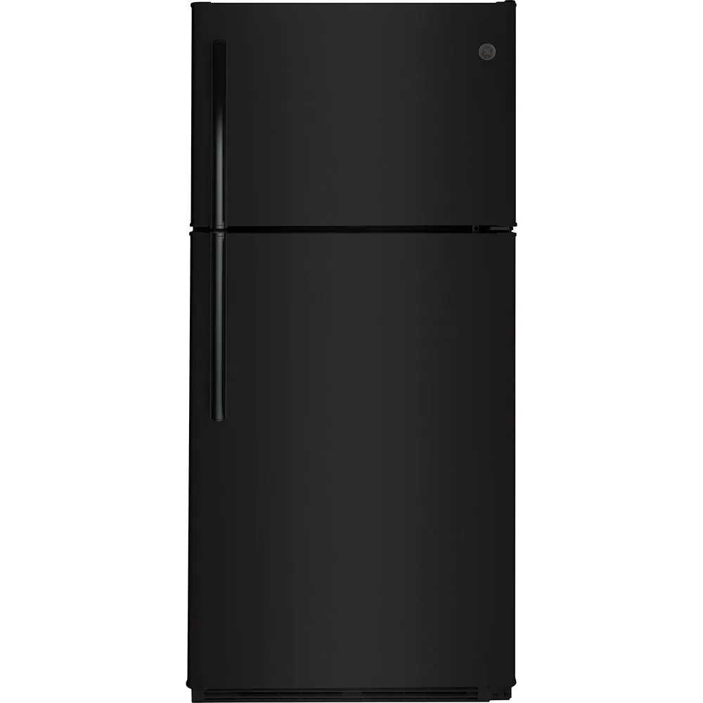 GTE18FTLKBB - REFRIGERATORS - GE - Top Freezer - Black - Open Box