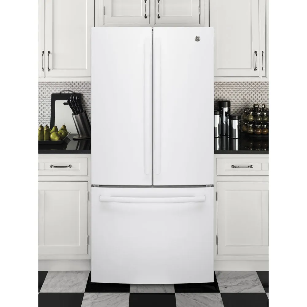 GWE19JGLWW - REFRIGERATORS - GE - French 3-Door - White - Open Box