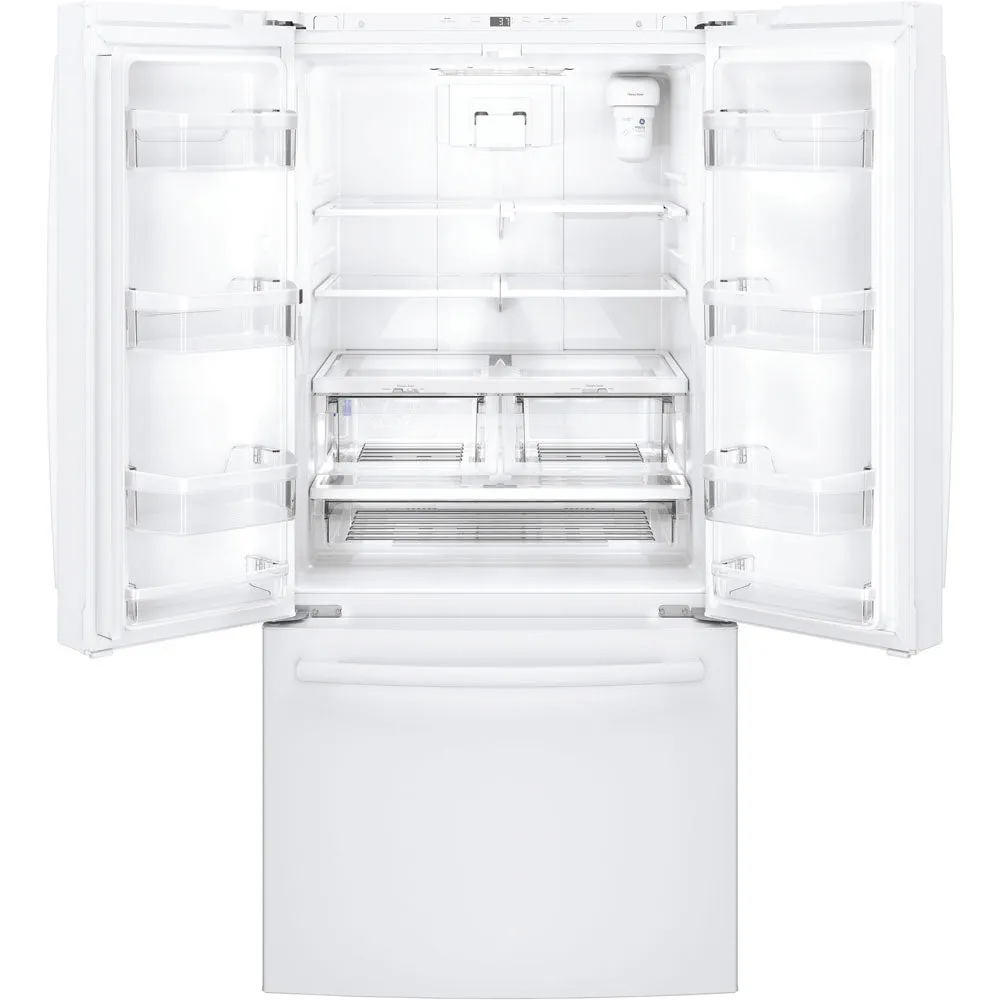 GWE19JGLWW - REFRIGERATORS - GE - French 3-Door - White - Open Box