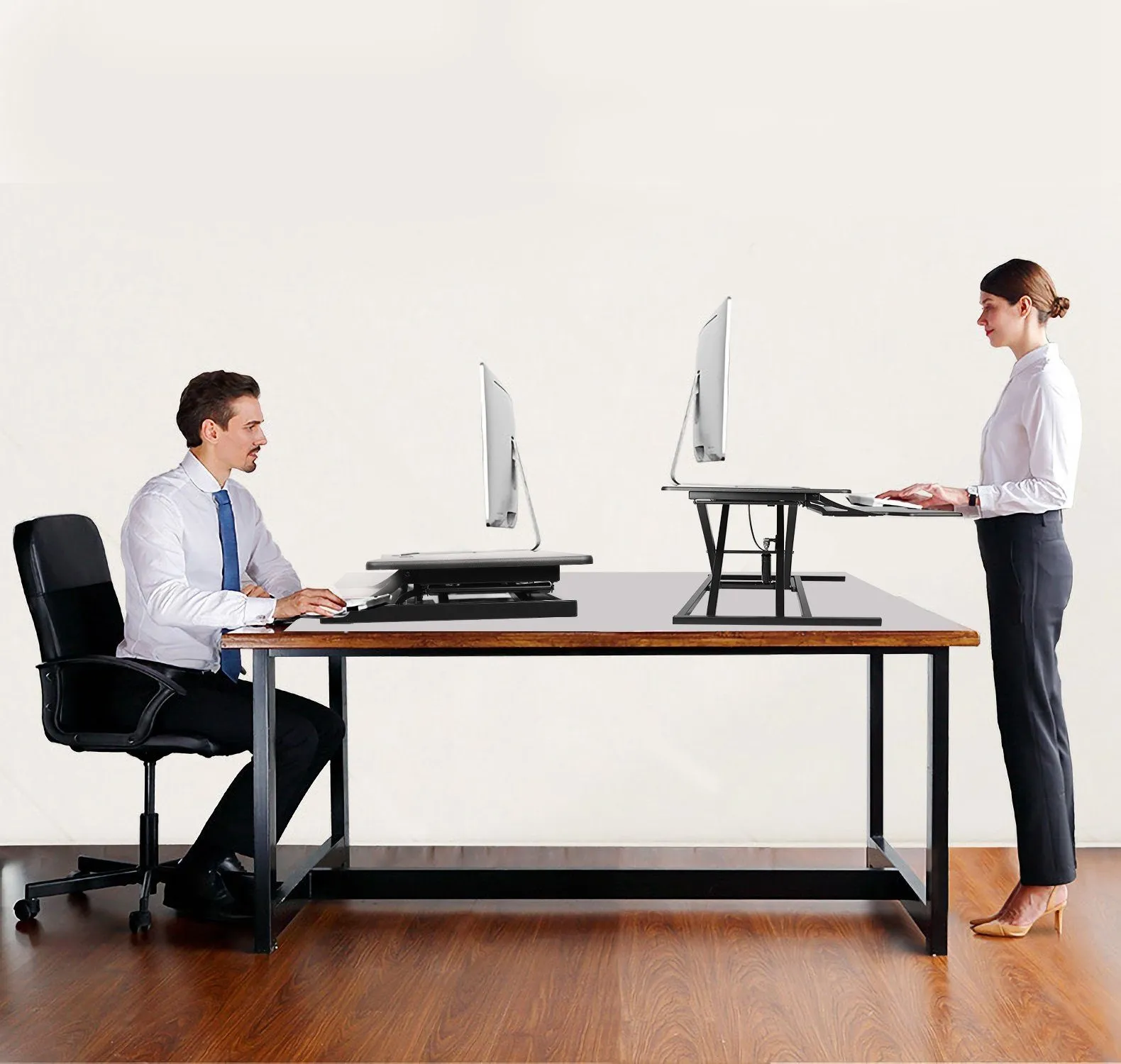 Height Adjustable Standing Desk Converter Workstation
