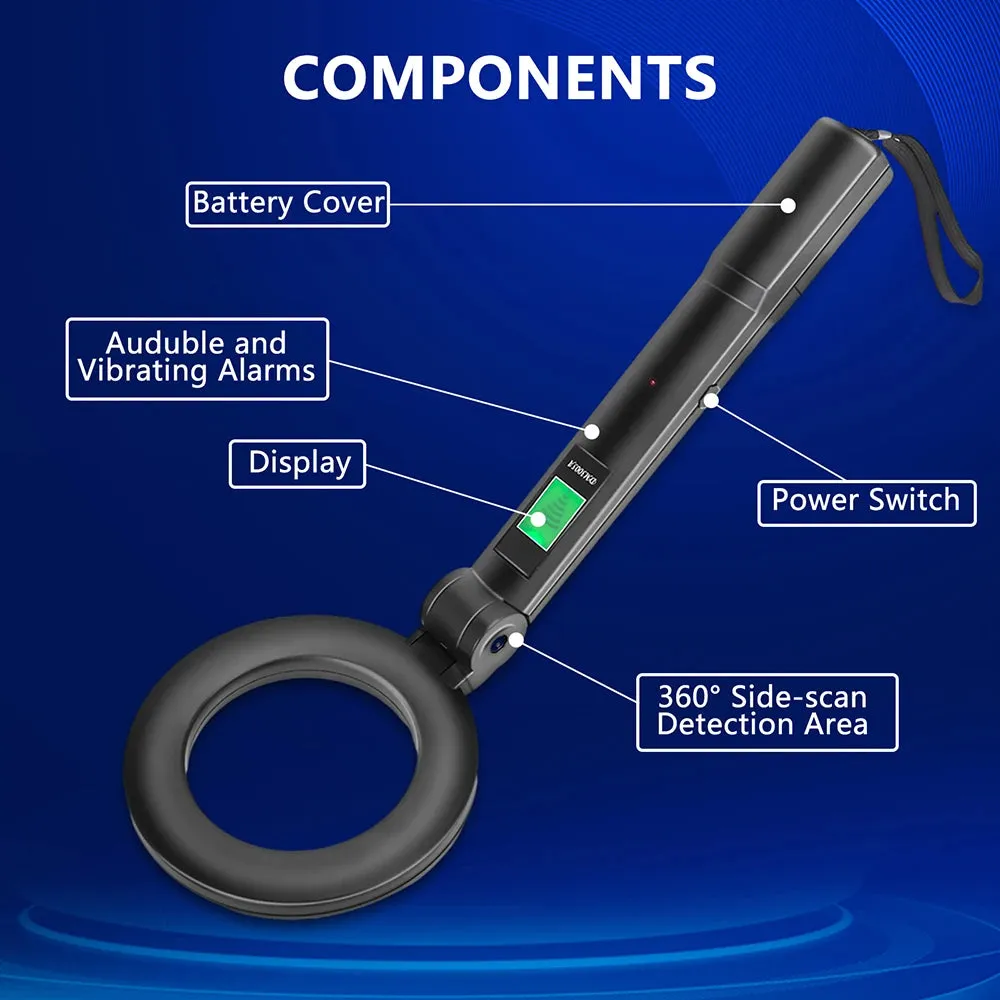 High-Sensitivity Handheld Metal Detector
