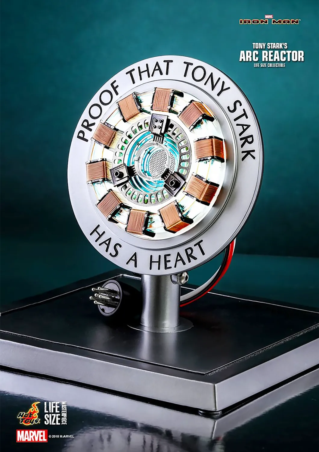 HOT TOYS MARVEL IRON MAN TONY STARK'S ARC REACTOR - LMS012