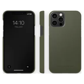 iDeal of Sweden Stylish Ateliar Rear Case Cover for Apple iPhone 12/12 Pro - Intense Khaki