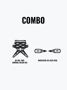 Indicator AC-0225 Red   JB Tail Tidy Normal Black Mild Steel