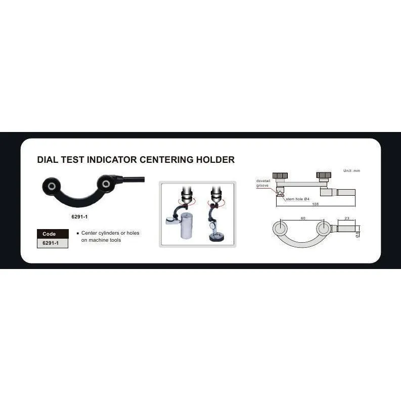 Insize Dial Test Gauge Indicator Holder Arc Mount Series 6291-2