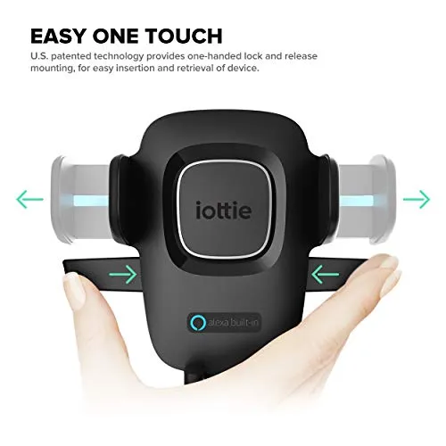 iOttie Easy One Touch Connect Pro (New) - Gen 2 - Hands free Alexa in your car - Car Mount Phone Holder with Alexa Built in for iOS & Android, MFi Certified, Universal