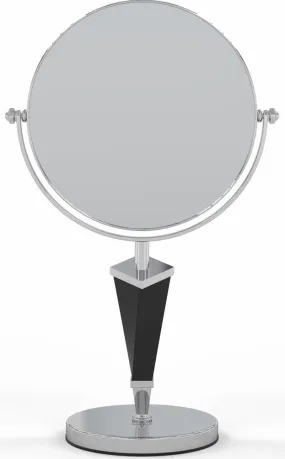 Kimball & Young Mirror Image Helix 5x/1x Chrome & Black Vanity Mirror