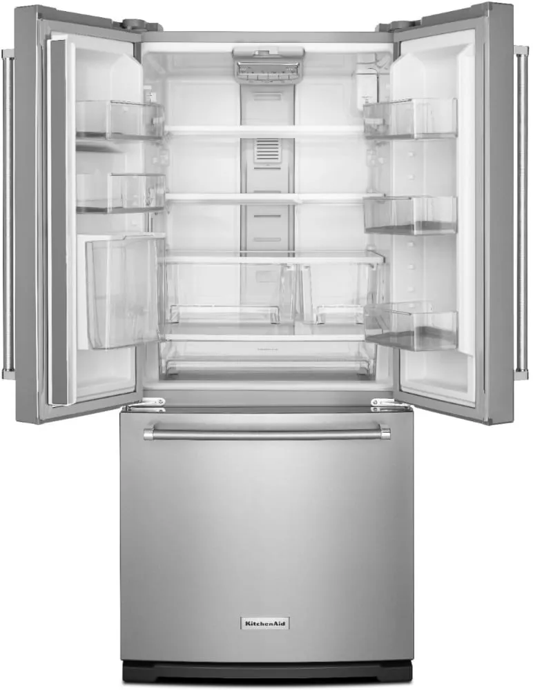 KRFF300ESS - REFRIGERATORS - kitchenAid - French 3-Door - Stainless Steel - Open Box