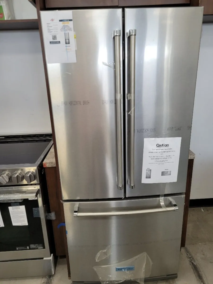 KRFF300ESS - REFRIGERATORS - kitchenAid - French 3-Door - Stainless Steel - Open Box
