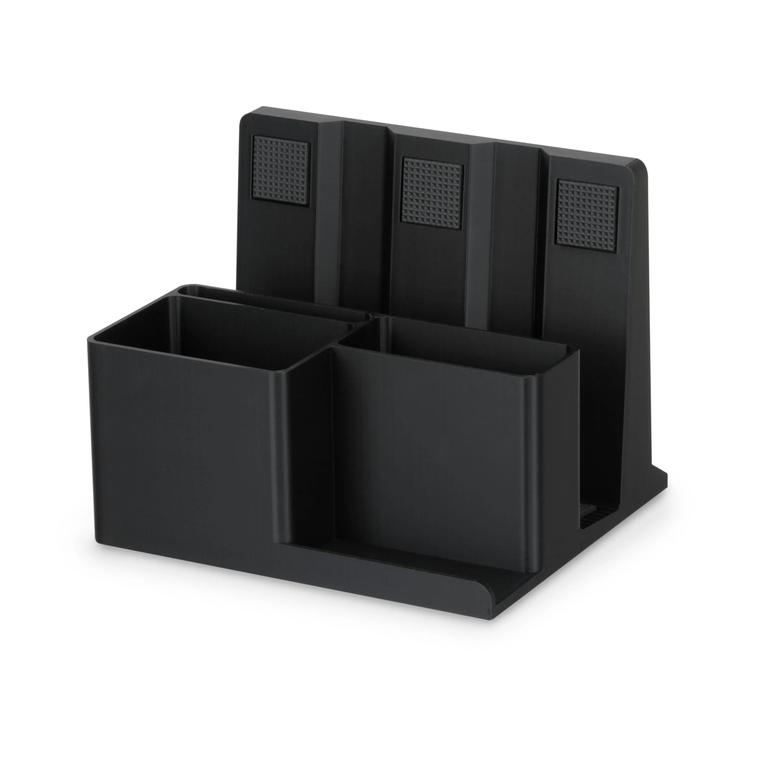 Laptop Stand for Desk with Pen Holder & Phone Stand - All In One Organizer, Reduce Desktop Clutter