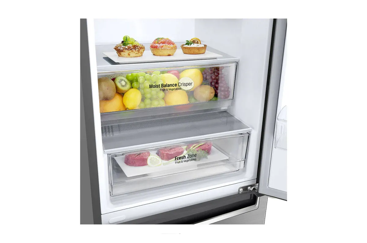 LBNC12231V - REFRIGERATORS - LG - Bottom Freezer - Silver - Open Box
